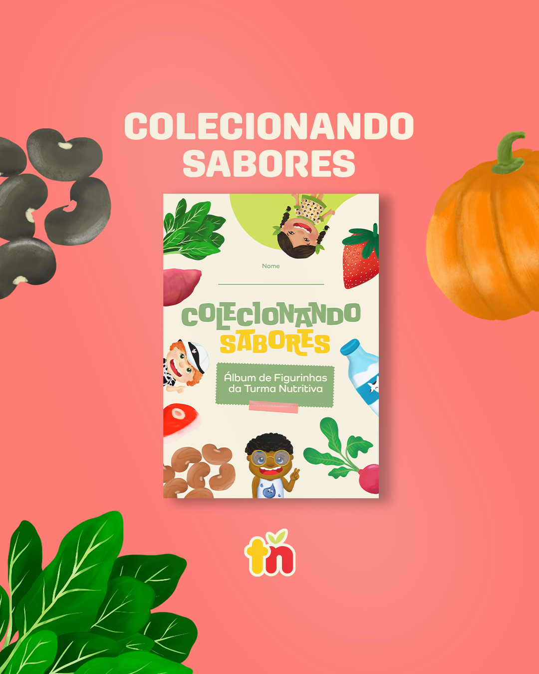Álbum de Figurinhas: Colecionando Sabores