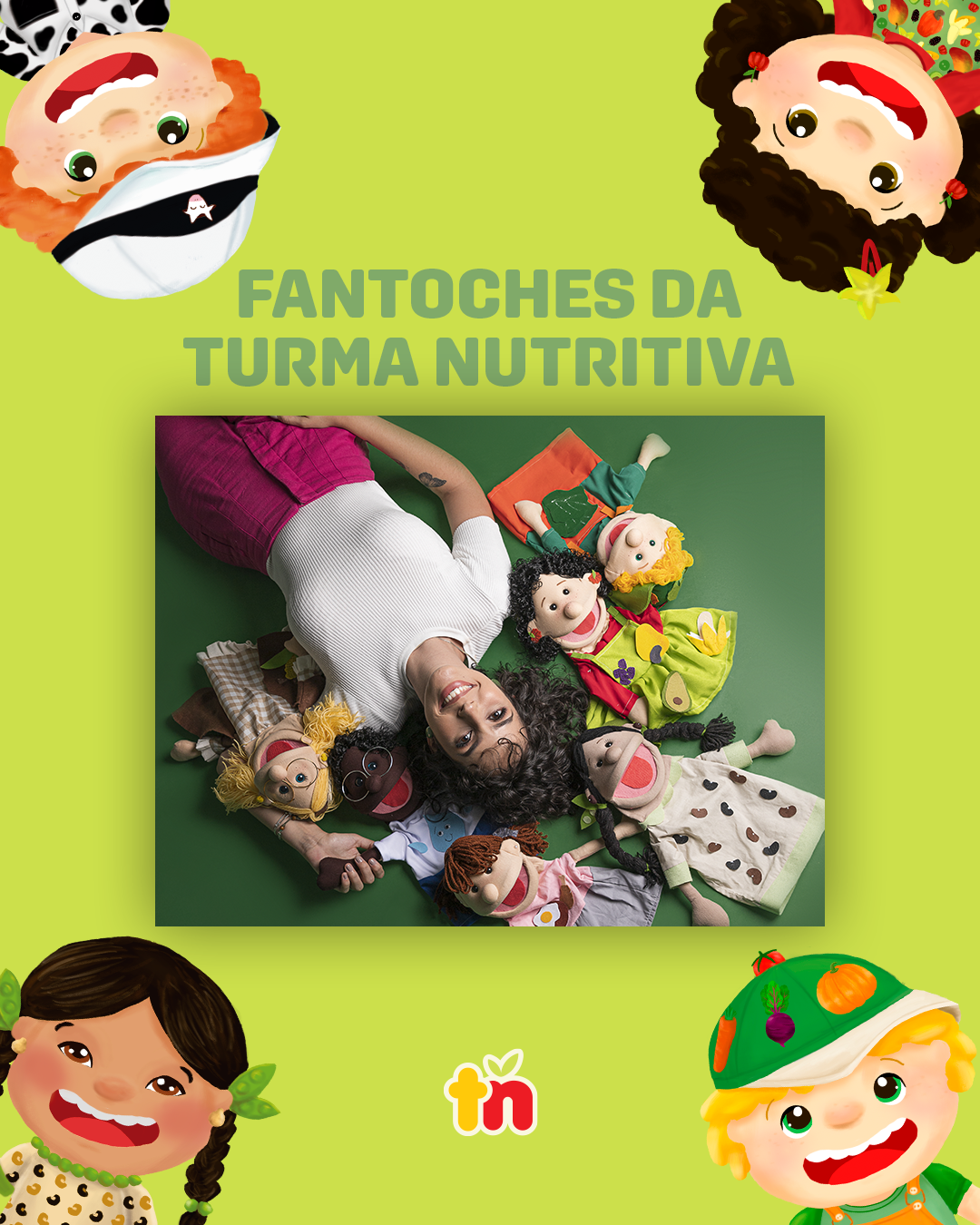 Fantoche Personalizado – Turma Nutritiva
